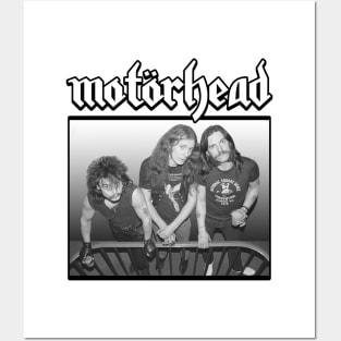 Motorhead White Black Posters and Art